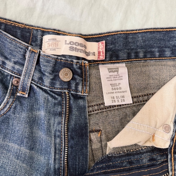 Levi's 569 Loose Straight 26x28 Slim - Picture 2 of 5